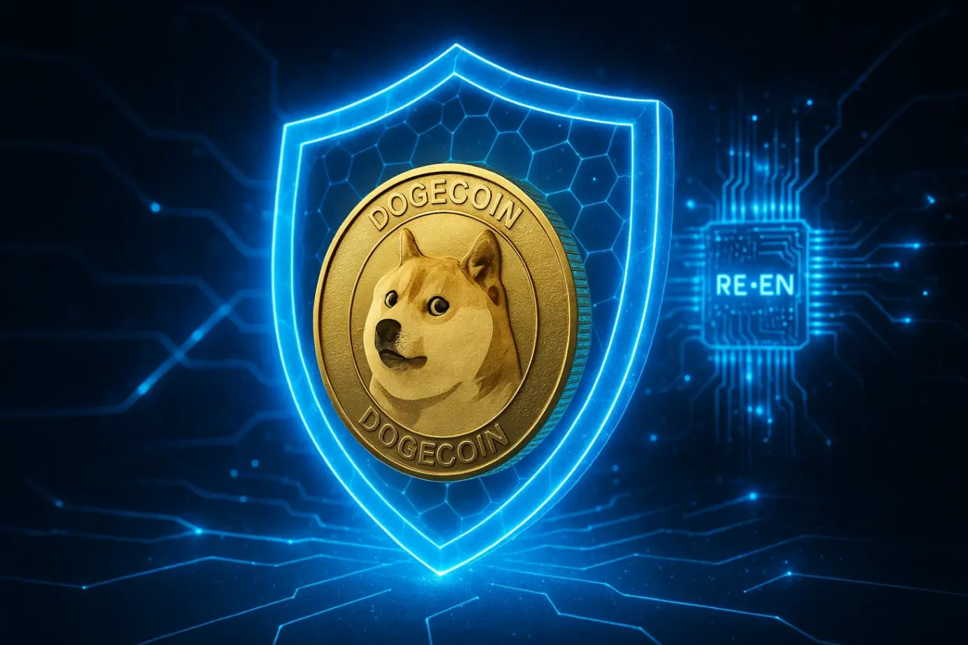Dogecoin 2025: квантово-устойчивая защита с помощью RE-EN